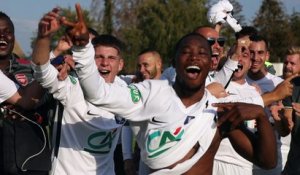 Coupe de France : la joie des footballeurs du Real Mulhouse