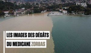 Les images des dégâts causés par le "médicane" Zorbas en Grèce et en Turquie