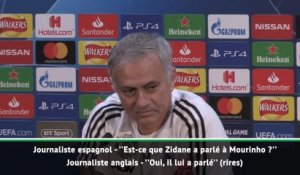 Man Utd - Mourinho a t-il parlé à Zidane ? ''Il a mis un micro dans mon téléphone, il sait''
