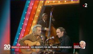 Charles Aznavour : des moments for me, formi, formidables !