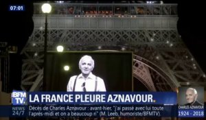 Peu importe l'âge et partout en France, on pleure Charles Aznavour