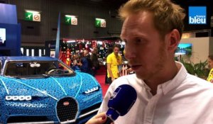 Mondial de l'auto : la Bugatti Chiron fabriquée par Lego