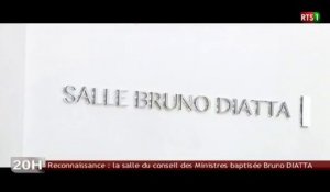 Reconnaissance : la salle du conseil des Ministres baptisée Bruno DIATTA