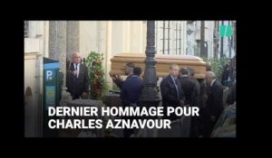 Dernier hommage à Charles Aznavour à l'église arménienne à Paris