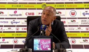 La réaction d'Antoine Kombouaré après EAG-Montpellier (1-1)