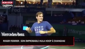 Roger Federer : Son improbable hula hoop avant son entrée en lice à Shanghai (Vidéo)