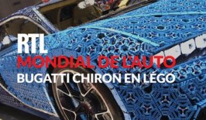 Mondial de l'Auto : une Bugatti Chiron taille réelle entièrement en Légo