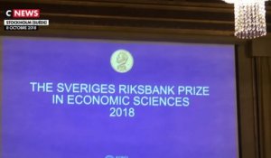 Le prix Nobel d'économie aux Américains William Nordhaus et Paul Romer