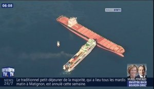 Pollution au large du cap Corse: François de Rugy accuse le navire tunisien