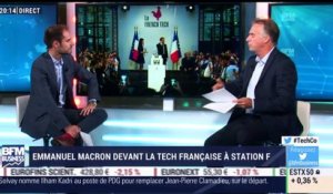 Le Regard sur la Tech: Emmanuel Macron devant la tech française à Station F - 09/10