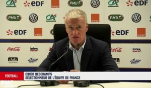 Equipe de France – Deschamps donne son point de vue sur le match de Thauvin et Dembélé