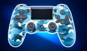 Nouvelle Manette PS4 : Blue Camouflage DUALSHOCK 4 Bande Annonce