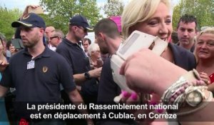 Mise en examen aggravée: Marine Le Pen "sereine"