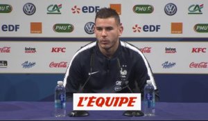 Hernandez «On ne s'est pas vraiment fait secouer» - Foot - Ligue des nations - Bleus