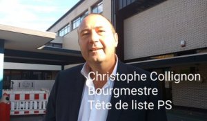 Christophe Collignon tête de liste PS et bourgmestre de Huy