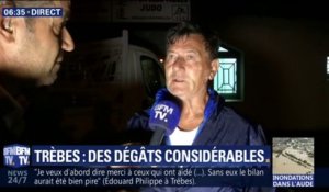 Inondations dans l'Aude: un plaisancier raconte "je ne pourrais jamais oublier"