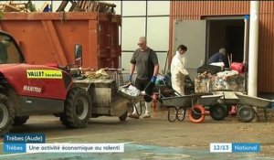 Inondations dans l'Aude : l'activité économique est paralysée à Trèbes