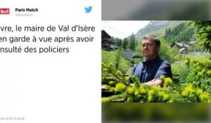 Ivre, le maire de Val d'Isère insulte des policiers et est placé en garde à vue.
