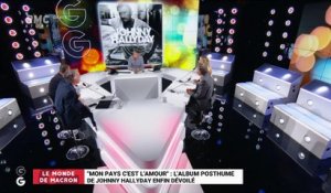 Le monde de Macron: "Mon pays, c'est l'amour", l'album posthume de Johnny Hallyday enfin dévoilé - 19/10