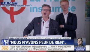 Mélenchon s'en prend au président : "Monsieur Macron s'est lancé dans une offensive politique qui a fait pshitt et il est ridicule"