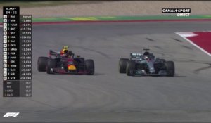 Une belle bataille entre Hamilton et Verstappen