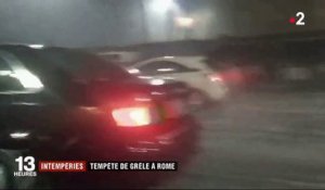 Italie : une tempête de grêle s'abat sur Rome