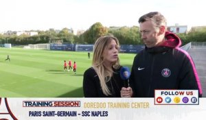 Replay : Les 15 premières minutes d'entraînement avant Paris Saint-Germain - SC Naples