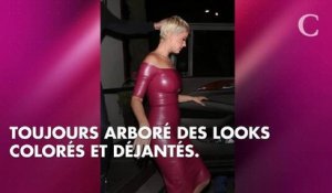 PHOTOS. La robe en latex rose ultra-moulante de Katy Perry pour son anniversaire
