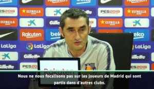 10e j. - Valverde : "Le Clasico existait avant Messi et Ronaldo"