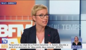 Perquisition au siège de la France insoumise: Clémentine Autain confie que sa "famille politique est blessée de ce moment-là"