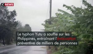 Le typhon Tuyu déferle sur les Philippines