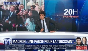 Emmanuel Macron s'accorde une pause pour la Toussaint