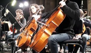 Répétition du concert du centenaire de l'Armistice dans la cathédrale de Strasbourg