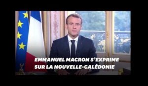 Emmanuel Macron s'exprime sur le référendum en Nouvelle-Calédonie