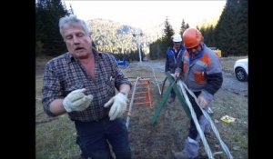 Haute-Savoie :  Châtel : le télésiège de Pierre-Longue a son câble