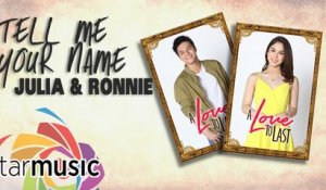 Julia Barretto & Ronnie Alonte - Tell Me Your Name ( Official Lyric Video )
