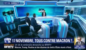 17 novembre: Tous contre Emmanuel Macron