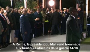 Le président du Mali rend hommage aux soldats africains de 14-18