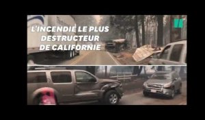 L'incendie en Californie laisse derrière lui un paysage digne d'un film de zombies