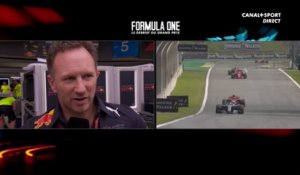 La réaction de Christian Horner (Red Bull) après la course
