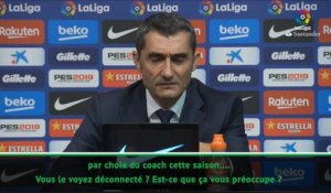 12e j. - Valverde : "On espère que Dembélé nous aidera"