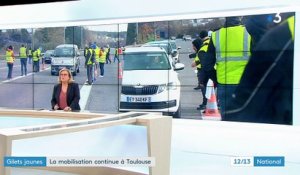 "Gilets jaunes" : la mobilisation se poursuit à Toulouse