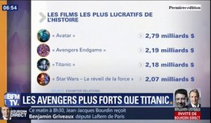 "Avengers : Endgame" devient le 2e plus gros succès du box-office mondial