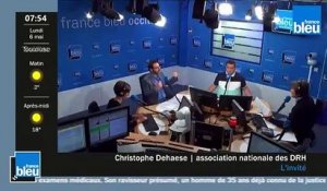 Christophe DEHAESE de lAssociation des DRH de Midi Pyrénées invité de France Bleu Occitanie