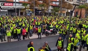 Manifestation des Gilets Jaunes à Montauban