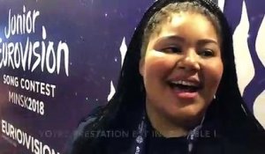 EurovisionJunior 2018 :  Destiny Chukunyere adore la chanson de la France