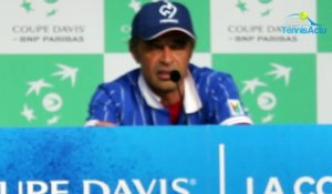 Coupe Davis 2018 - Les regrets de Yannick Noah, c'est Gaël Monfils : "Je n'ai pas trouvé les clés pour aider Gaël Monfils"