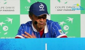 Coupe Davis 2018 - France-Croatie - Yannick Noah : "On s'est fait défoncer, la barre était trop haute"