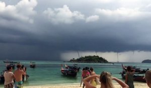 Thaïlande : ces touristes ont filmé 4 tornades en même temps