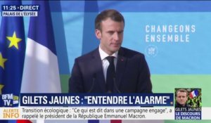 Emmanuel Macron souhaite une concertation sur la transition écologique et sociale dans toute la France